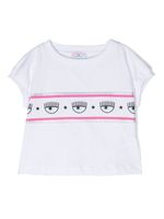 Chiara Ferragni Kids t-shirt à logo imprimé - Blanc - thumbnail