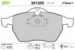 Valeo Remblokset 301305