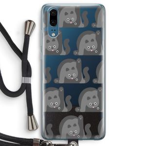 Cats: Huawei P20 Transparant Hoesje met koord