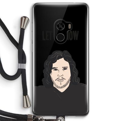 Let It Snow: Xiaomi Mi Mix 2 Transparant Hoesje met koord