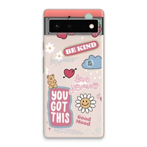 Positivity: Google Pixel 6 Transparant Hoesje