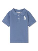 Bonpoint polo en coton Finn à logo brodé - Bleu