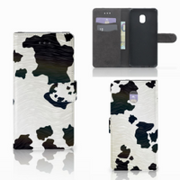 Samsung Galaxy J7 (2018) Telefoonhoesje met Pasjes Koeienvlekken - thumbnail