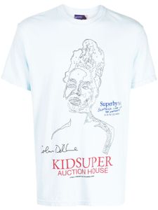 KidSuper t-shirt en coton Paint By - Bleu