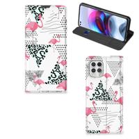 Motorola Moto G100 | Hoesje maken | Flamingo Triangle