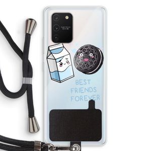 Best Friend Forever: Samsung Galaxy S10 Lite Transparant Hoesje met koord