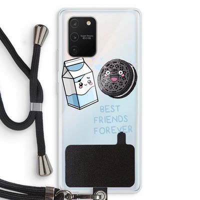 Best Friend Forever: Samsung Galaxy S10 Lite Transparant Hoesje met koord