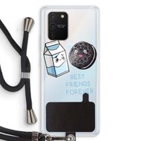 Best Friend Forever: Samsung Galaxy S10 Lite Transparant Hoesje met koord
