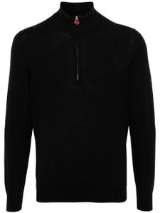 Kiton pull à col montant zippé - Noir