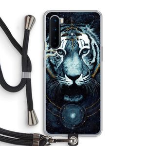 Darkness Tiger: OnePlus Nord Transparant Hoesje met koord