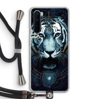 Darkness Tiger: OnePlus Nord Transparant Hoesje met koord