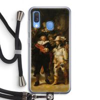 De Nachtwacht: Samsung Galaxy A40 Transparant Hoesje met koord