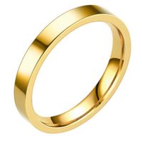 LGT Jewels smalle stalen ring Goudkleurig 3mm-21mm