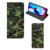 Motorola Moto G9 Play | Hoesje met Magneet | Army Dark