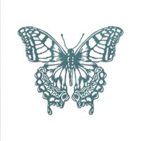 Sizzix • tim holtz thinlits die perspective butterfly