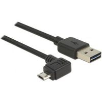 DeLOCK 83853 2m USB A Micro-USB B Zwart USB-kabel