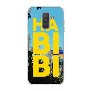 Habibi Majorelle : Samsung Galaxy A6 Plus (2018) Transparant Hoesje