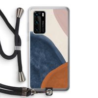 Geo #1: Huawei P40 Transparant Hoesje met koord