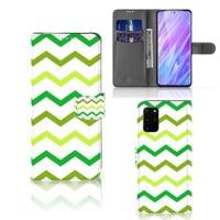 Samsung Galaxy S20 Plus | Telefoon Hoesje | Zigzag Groen