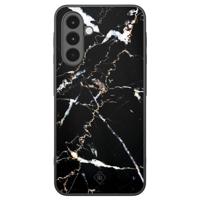 Samsung Galaxy A17 hoesje - Marmer zwart