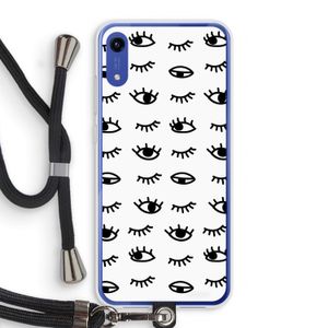 Eye pattern #2: Honor Play 8A Transparant Hoesje met koord