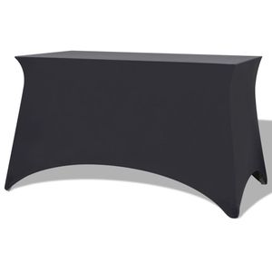 VidaXL Tafelhoes stretch antraciet 120x60,5x74 cm 2 st