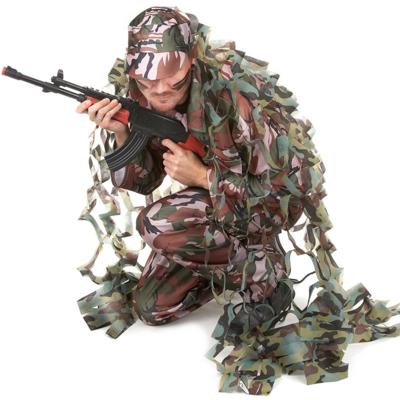 Camouflage leger net - decoratie - katoen - 240 x 100 cm - militair themafeest