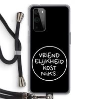 Vriendelijkheid: OnePlus 9 Pro Transparant Hoesje met koord