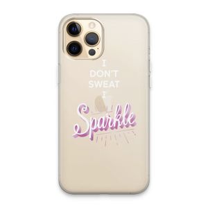 Sparkle quote: iPhone 13 Pro Max Transparant Hoesje