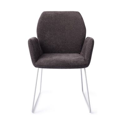 Jesper Home Misaki eetkamerstoel Almost Black slide white