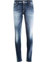 Philipp Plein legging en jean à taille haute - Bleu - thumbnail