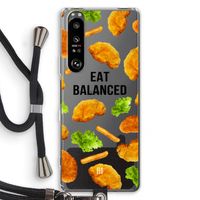 Eat Balanced: Sony Xperia 1 III Transparant Hoesje met koord