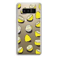 When Life Gives You Lemons...: Samsung Galaxy Note 8 Transparant Hoesje