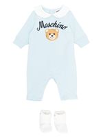 Moschino Kids trousseau de naissance à motif Teddy Bear - Bleu - thumbnail