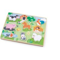 Sevi Geluidspuzzel Boerderij Junior 30 X 23 Cm Hout 8-delig - thumbnail