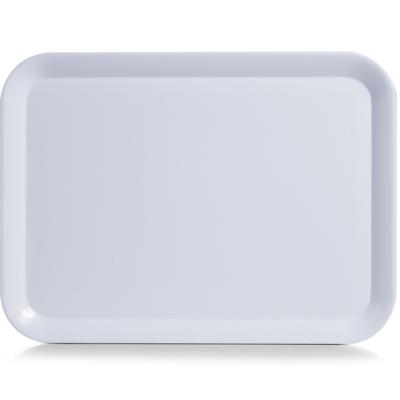 Zeller dienblad rechthoek - wit - melamine - 44 x 32 cm - Serveerblad - Dranken serveren