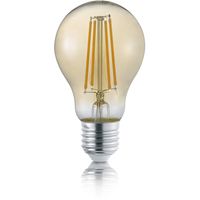 LED Lamp - Trion Lamba - E27 Fitting - 4W - Warm Wit 3000K - Amber - Glas - thumbnail