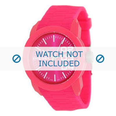 Diesel horlogeband DZ1569 Silicoon Roze 24mm