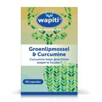 Wapiti GroenLip Mossel & Curcumine 60Capsules