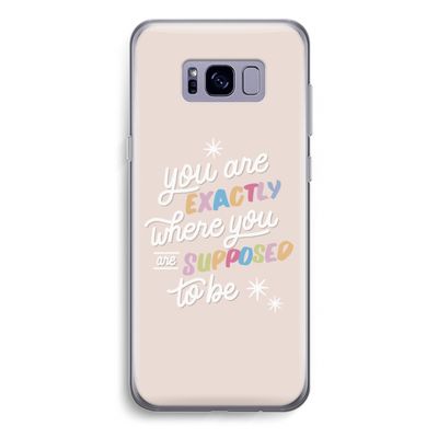 Right Place: Samsung Galaxy S8 Plus Transparant Hoesje