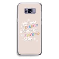 Right Place: Samsung Galaxy S8 Plus Transparant Hoesje