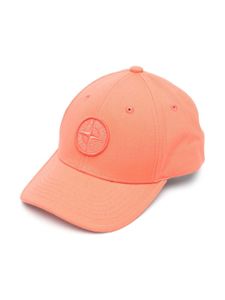 Stone Island Junior casquette à logo brodé - Rose