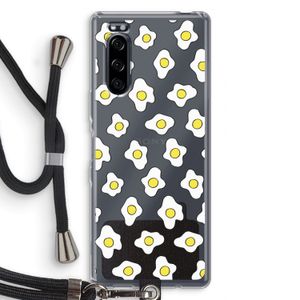 Spiegeleitjes: Sony Xperia 5 Transparant Hoesje met koord