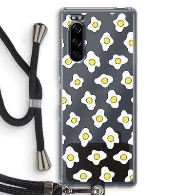 Spiegeleitjes: Sony Xperia 5 Transparant Hoesje met koord