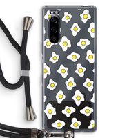 Spiegeleitjes: Sony Xperia 5 Transparant Hoesje met koord