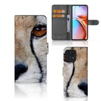 Motorola Edge 40 Pro | Telefoonhoesje | Met pasjeshouder | Cheetah