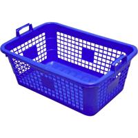 Lockweiler Wasmand hoekig 80 L, 80 cm, blauw