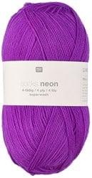 Rico Socks Neon 4 ply 006 Purple