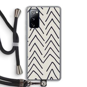 Marrakech Arrows: Samsung Galaxy S20 FE / S20 FE 5G Transparant Hoesje met koord