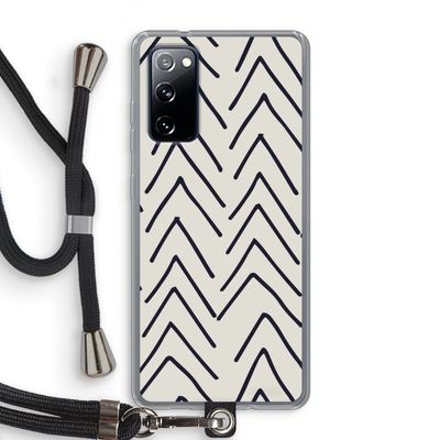 Marrakech Arrows: Samsung Galaxy S20 FE / S20 FE 5G Transparant Hoesje met koord